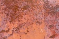 Texture of old rusty metal,old iron wall Royalty Free Stock Photo