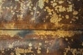 Texture old rusty metal with peeling paint. Royalty Free Stock Photo