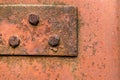 The Texture Of The Old Rusty Metal Plate Royalty Free Stock Photo