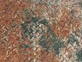 Texture of old rusty metal plate Royalty Free Stock Photo