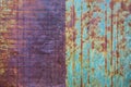 The texture of the old rusty metal plate Royalty Free Stock Photo