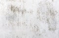 Texture of an old, rusty and scratched metal sheet once covered with white paint Royalty Free Stock Photo