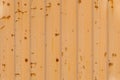 Texture of old an rusty ship container yellow paint starting to fall off Royalty Free Stock Photo