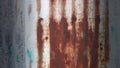 Texture of old rusty zinc wall abstract metal vintage background. Royalty Free Stock Photo