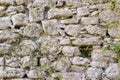 Texture old stone wall of ancient fortress Royalty Free Stock Photo