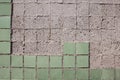 Texture of the old tile wall Royalty Free Stock Photo