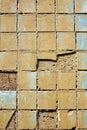Texture of the old tile wall Royalty Free Stock Photo