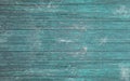 Texture of old turquoise color wooden boards , high-quality detailing Royalty Free Stock Photo