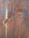 Texture of untreated wood with whitened knots