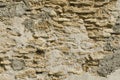 The texture of the old wall of natural stone Royalty Free Stock Photo