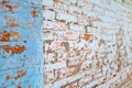 Texture of old white painted brick wall background Royalty Free Stock Photo