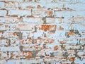 Texture of old white painted brick wall background Royalty Free Stock Photo