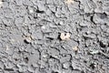 Texture of old white peeling paint on a concrete surface. Abstract backdrop for design Royalty Free Stock Photo