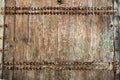Texture of old wood, texture of a wooden door with a natural pattern. background. Royalty Free Stock Photo