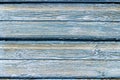 Texture old wooden blue background, two planks. Background of the tree, planks blue color paint old, free without objects. Billet