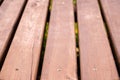 Texture of  wooden brown painted bridge floor abstract background Royalty Free Stock Photo