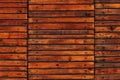 Texture of old wooden slants forming a wall Royalty Free Stock Photo