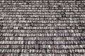 Texture of old wooden spill or wooden tile on a roof for a background Royalty Free Stock Photo