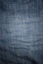 Texture of old worn jeans for background Royalty Free Stock Photo