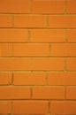 Texture of an orange brick wall. Royalty Free Stock Photo