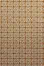 Texture of orange fabric with a \