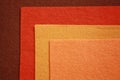 Texture of orange felt fabric. Grunge background Royalty Free Stock Photo