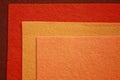 Texture of orange felt fabric. Grunge background Royalty Free Stock Photo