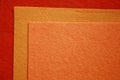 Texture of orange felt fabric. Grunge background Royalty Free Stock Photo