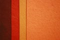Texture of orange felt fabric. Grunge background Royalty Free Stock Photo