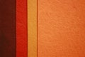 Texture of orange felt fabric. Grunge background Royalty Free Stock Photo