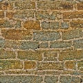 Texture orange stone brick wall, High resolution Royalty Free Stock Photo