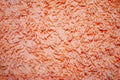 Texture of orange terry towel close-up Royalty Free Stock Photo