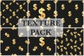 Texture pack of Universal vector seamless patterns Royalty Free Stock Photo
