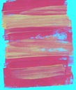 texture of paint strokes on a wall or sheet. Bristle brush, structural stripes abstract pattern. Hand drawing Royalty Free Stock Photo