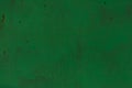 Texture painted metal surface. Green horizontal background. Royalty Free Stock Photo