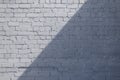 Texture of painted white brick wall Royalty Free Stock Photo