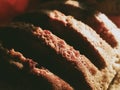 texture of pancong cake exposed to the reflection of sunlight