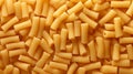 Texture of pasta, monotonous traditional for cooking and recipe concepts, shape top view close up