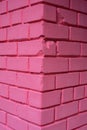 brightly colored brickwork Royalty Free Stock Photo
