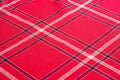 texture, pattern. Scottish tartan pattern. Red and black wool p Royalty Free Stock Photo