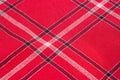 texture, pattern. Scottish tartan pattern. Red and black wool p Royalty Free Stock Photo