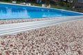 Coloured Concrete Around Pool Royalty Free Stock Photo
