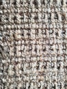 Texture photo of rope carpet and rug with details Royalty Free Stock Photo