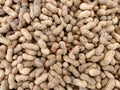 Texture of the pile of peanuts Royalty Free Stock Photo