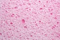 Texture of pink porous sponge Royalty Free Stock Photo