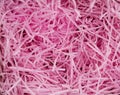 Texture of pink shredded paper