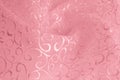 texture pink tulle. Metallic fuchsial flower embroidered tulle p Royalty Free Stock Photo