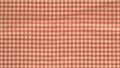 Texture pink white plaid fabric real photo Royalty Free Stock Photo