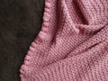 Pink wool texture, rouse background