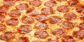 Texture pizza pepperoni. Seamless food wallpaper pizza for your design and print in posters and menu pizzeria, for cafe